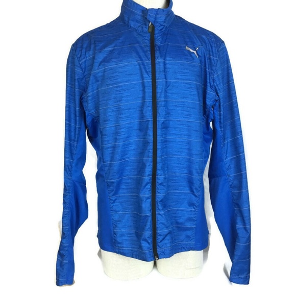 Puma Nightcat Running Zip Up Jacket Size Large - Picture 2 of 7